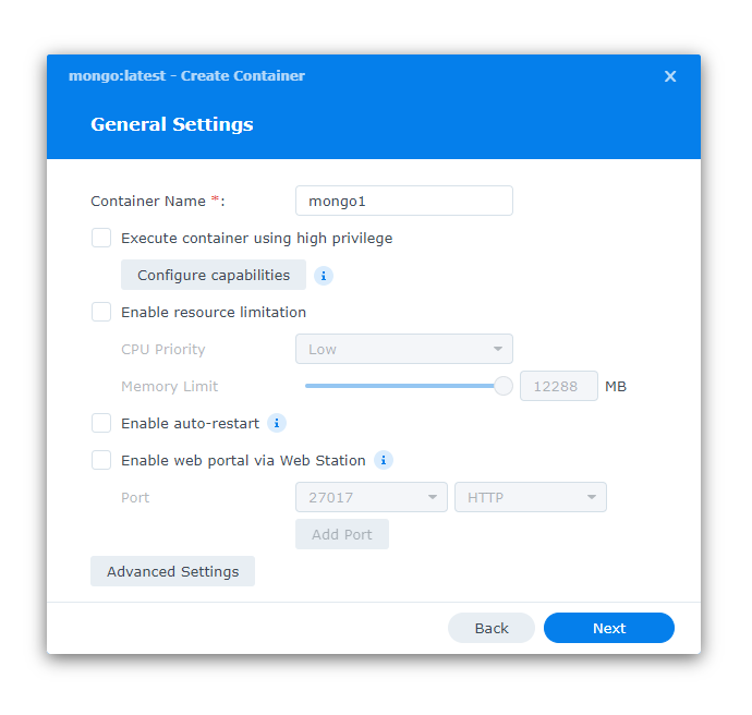 群晖（Synology）NAS 安装 MongoDB插图4