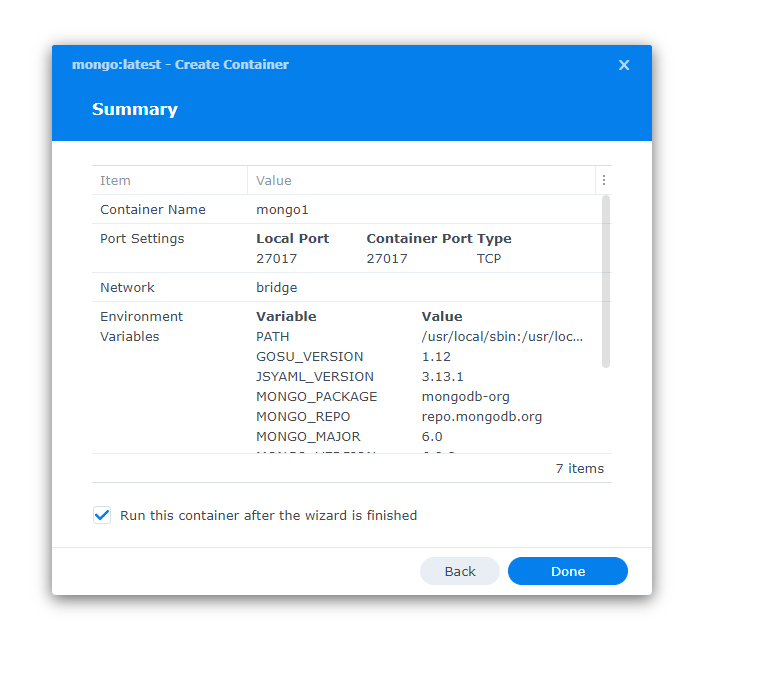 群晖（Synology）NAS 安装 MongoDB插图7