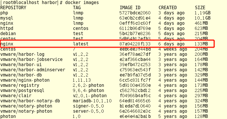 Docker–harbor私有仓库部署与管理插图10