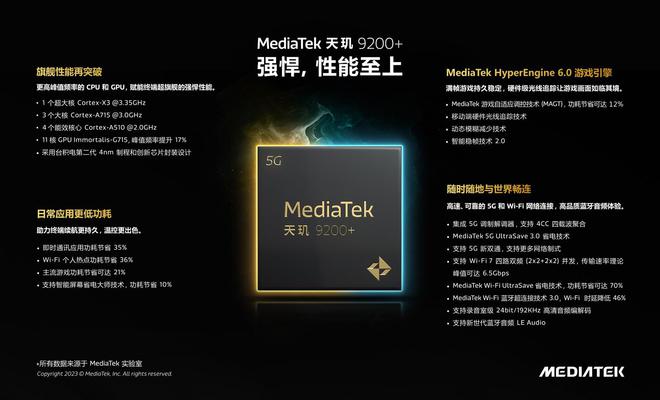 联发科天玑9200+旗舰芯片发布：CPU、GPU 性能全面升级-MyLoo科技网