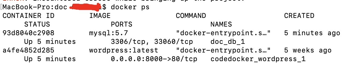 基于docker一行命令搭建个人博客wordPress插图2