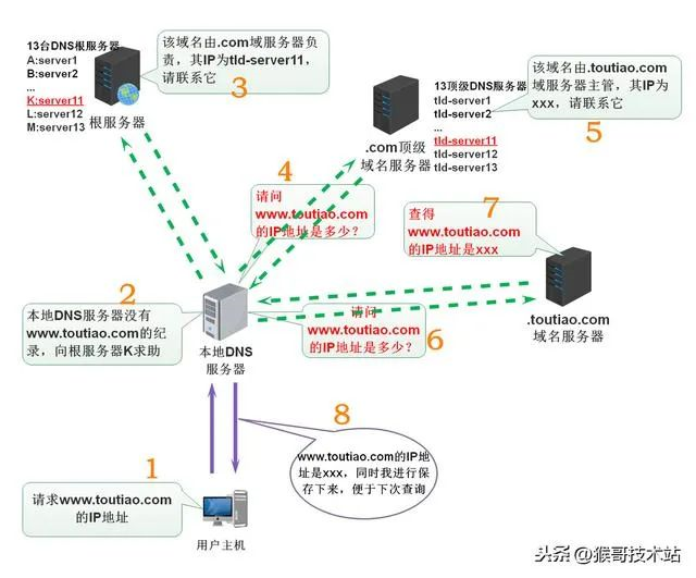 域名系统DNS及域名解析过程-MyLoo科技网