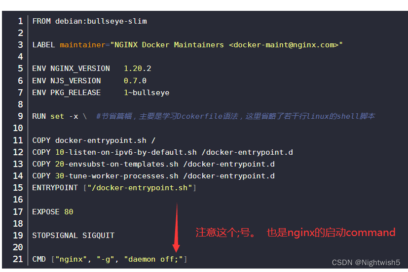 【故障排查】k8s/docker容器启动后报错 nginx: [emerg] unexpected end of parameter, expecting “；“ in command line-MyLoo科技网