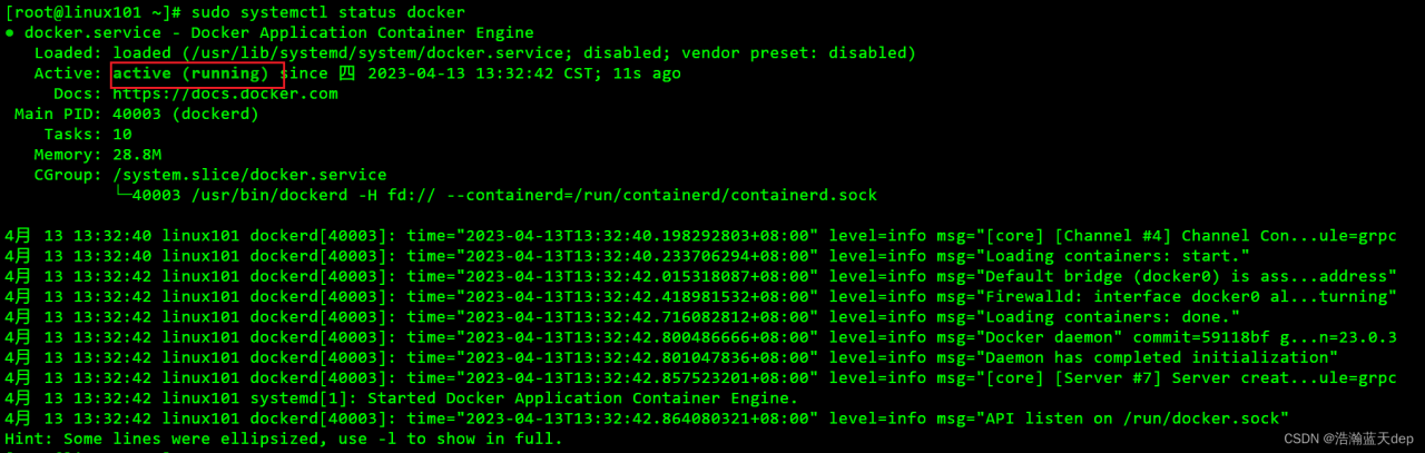 CentOS7安装docker以及docker-compose插图6